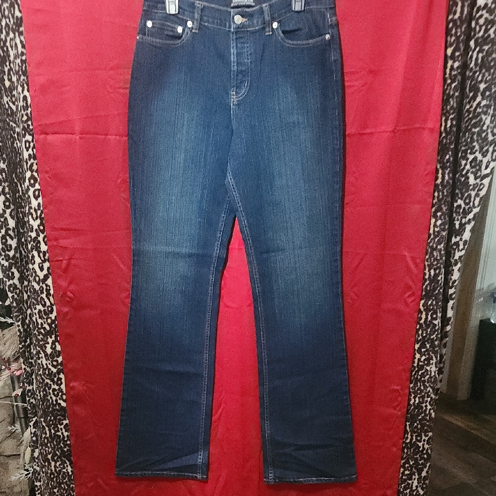 LONDONJEAN Women's Dark Blue Boot Cut Jeans